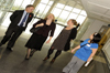 Helen Gordon with Whittington staff